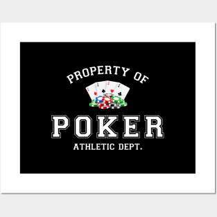 Property of Poker Athletic Depart. Posters and Art